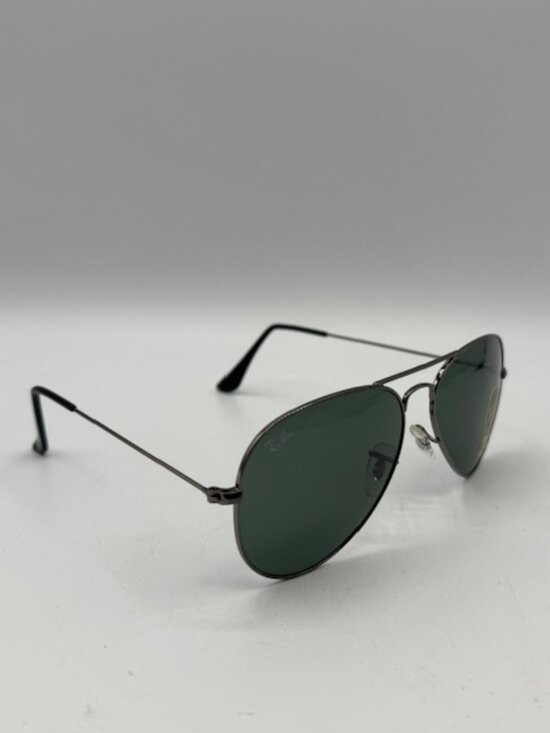 Ray-Ban RB3025 Aviator Sunglasses W0879 Gunmetal/Green G-15 Lens main image 4
